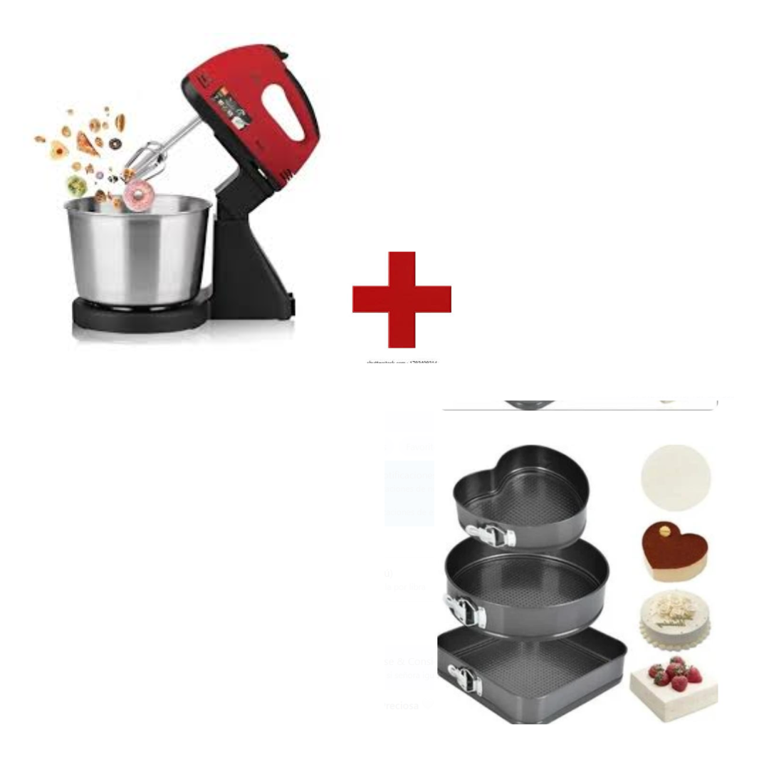Combo Batidora Pedestal 2 l+ Moldes past